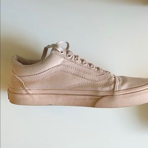 light pink vans size 8